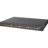 Netgear GS348PP Ikke administreret Gigabit Ethernet (10/100/1000) Strøm over Ethernet (PoE) Sort, Switch Ikke administreret, Gigabit Ethernet (10/100/1000), Fuld duplex, Strøm over Ethernet (PoE), Stativ-montering