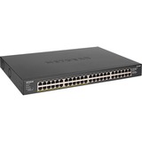 Netgear GS348PP Ikke administreret Gigabit Ethernet (10/100/1000) Strøm over Ethernet (PoE) Sort, Switch Ikke administreret, Gigabit Ethernet (10/100/1000), Fuld duplex, Strøm over Ethernet (PoE), Stativ-montering