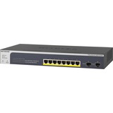 Netgear GS510TPP Administreret L2/L3/L4 Gigabit Ethernet (10/100/1000) Strøm over Ethernet (PoE) Sort, Switch Administreret, L2/L3/L4, Gigabit Ethernet (10/100/1000), Fuld duplex, Strøm over Ethernet (PoE), Stativ-montering