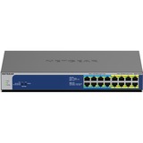 Netgear GS516UP Ikke administreret Gigabit Ethernet (10/100/1000) Strøm over Ethernet (PoE) Grå, Switch Ikke administreret, Gigabit Ethernet (10/100/1000), Fuld duplex, Strøm over Ethernet (PoE), Stativ-montering