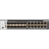 Netgear M4300-12X12F Administreret L2/L3 10G Ethernet (100/1000/10000) 1U Sort, Switch Administreret, L2/L3, 10G Ethernet (100/1000/10000), Stativ-montering, 1U