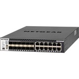 Netgear M4300-12X12F Administreret L2/L3 10G Ethernet (100/1000/10000) 1U Sort, Switch Administreret, L2/L3, 10G Ethernet (100/1000/10000), Stativ-montering, 1U