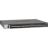 Netgear M4300-24X24F Administreret L2/L3/L4 10G Ethernet (100/1000/10000) 1U Sort, Switch Administreret, L2/L3/L4, 10G Ethernet (100/1000/10000), Stativ-montering, 1U