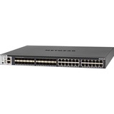 Netgear M4300-24X24F Administreret L2/L3/L4 10G Ethernet (100/1000/10000) 1U Sort, Switch Administreret, L2/L3/L4, 10G Ethernet (100/1000/10000), Stativ-montering, 1U