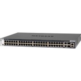 Netgear M4300-52G Administreret L3 Gigabit Ethernet (10/100/1000) 1U Grå, Switch Administreret, L3, Gigabit Ethernet (10/100/1000), Stativ-montering, 1U