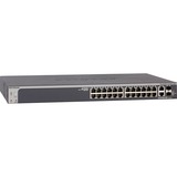 Netgear S3300-28X L2/L3 10G Ethernet (100/1000/10000) Sort, Switch L2/L3, 10G Ethernet (100/1000/10000), Fuld duplex, Stativ-montering