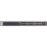 Netgear XS728T Administreret L2+/L3 10G Ethernet (100/1000/10000) Sort, Switch Administreret, L2+/L3, 10G Ethernet (100/1000/10000), Fuld duplex, Stativ-montering