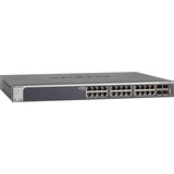Netgear XS728T Administreret L2+/L3 10G Ethernet (100/1000/10000) Sort, Switch Administreret, L2+/L3, 10G Ethernet (100/1000/10000), Fuld duplex, Stativ-montering