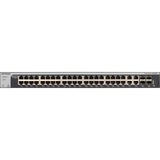 Netgear XS748T-100NES netværksswitch Administreret L2+/L3 10G Ethernet (100/1000/10000) Sort Administreret, L2+/L3, 10G Ethernet (100/1000/10000), Fuld duplex, Stativ-montering