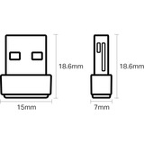 TP-Link Archer T2U Nano 433 Mbit/s, Wi-Fi-adapter Sort, Trådløs, USB, Wi-Fi 5 (802.11ac), 433 Mbit/s, Sort