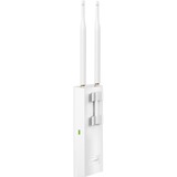 TP-Link EAP110-Outdoor 300 Mbit/s Hvid Strøm over Ethernet (PoE), Adgangspunktet Hvid, 300 Mbit/s, 300 Mbit/s, 10,100 Mbit/s, 2.4 GHz, IEEE 802.11b, IEEE 802.11g, IEEE 802.11n, Tagged VLAN