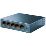 TP-Link LS105G Ikke administreret Gigabit Ethernet (10/100/1000) Blå, Switch Blå, Ikke administreret, Gigabit Ethernet (10/100/1000), Kan monteres på væggen