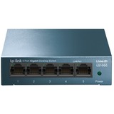 TP-Link LS105G Ikke administreret Gigabit Ethernet (10/100/1000) Blå, Switch Blå, Ikke administreret, Gigabit Ethernet (10/100/1000), Kan monteres på væggen