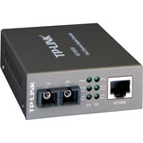 TP-Link MC100CM netværksomformer til medie 1000 Mbit/s 1310 nm Sort, Konverter grå, 1000 Mbit/s, IEEE 802.3, IEEE 802.3u, IEEE 802.3x, Gigabit Ethernet, 1000 Mbit/s, SC, Ledningsført, Detail