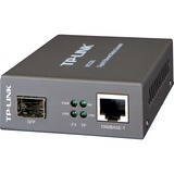 TP-Link MC220L netværksomformer til medie 1000 Mbit/s Multitilstand, Enkeltilstand Sort, Konverter grå, 1000 Mbit/s, IEEE 802.1ab, IEEE 802.3i, IEEE 802.3u, IEEE 802.3z, Gigabit Ethernet, 1000 Mbit/s, UTP 5e, 5, SFP, Detail