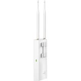 TP-Link Omada EAP110-Outdoor 300 Mbit/s Hvid Strøm over Ethernet (PoE), Adgangspunktet Hvid, 2.4 GHz, 300 Mbit/s, WPA-Enterprise, WPA-PSK, WPA2-Enterprise, WPA2-PSK, 10,100 Mbit/s