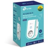 TP-Link RE365 Netværksgentager Hvid 10, 100 Mbit/s, Repeater Netværksgentager, 3048 m, 867 Mbit/s, 10,100 Mbit/s, Windows 10, Windows 2000, Windows 7, Windows 8, Windows 8.1, Windows 98SE, Windows NT, Windows..., Internet Explorer 11, Firefox 12.0, Chrome 20.0, Safari 4.0