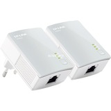 TP-Link TL-PA4010KIT 600 Mbit/s Ethernet LAN Hvid 2 stk, PowerLAN Hvid, 600 Mbit/s, IEEE 802.3, IEEE 802.3u, Hurtigt ethernet, 10,100 Mbit/s, 10BASE-T, 100BASE-TX, HomePlug AV