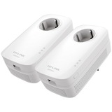 TP-Link TL-PA8010P KIT 1300 Mbit/s Ethernet LAN Hvid 2 stk, PowerLAN Hvid, 1300 Mbit/s, IEEE 802.3, IEEE 802.3ab, IEEE 802.3u, Gigabit Ethernet, 10,100,1000 Mbit/s, 10BASE-T, 100BASE-TX, 1000BASE-T, HomePlug AV2