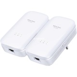 TP-Link TL-PA8010 KIT Power Line netværksadapter 1000 Mbit/s Ethernet LAN Hvid 2 stk, PowerLAN Hvid, 1000 Mbit/s, IEEE 802.3, IEEE 802.3ab, IEEE 802.3u, Gigabit Ethernet, 10,100,1000 Mbit/s, 10BASE-T, 100BASE-TX, 1000BASE-T, HomePlug AV2