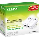TP-Link TL-PA8030P KIT Power Line netværksadapter 1200 Mbit/s Ethernet LAN Hvid 2 stk, PowerLAN Hvid, 1200 Mbit/s, IEEE 802.3, IEEE 802.3ab, IEEE 802.3u, Gigabit Ethernet, 10,100,1000 Mbit/s, 10BASE-T, 100BASE-TX, 1000BASE-T, HomePlug AV2