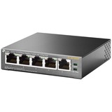 TP-Link TL-SF1005P Ikke administreret Fast Ethernet (10/100) Strøm over Ethernet (PoE) Sort, Switch Ikke administreret, Fast Ethernet (10/100), Fuld duplex, Strøm over Ethernet (PoE)