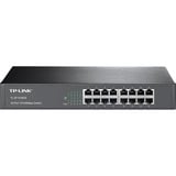 TP-Link TL-SF1016DS netværksswitch Ikke administreret Fast Ethernet (10/100) 1U Sort Sort, Ikke administreret, Fast Ethernet (10/100), Stativ-montering, 1U