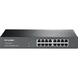 TP-Link TL-SF1016DS netværksswitch Ikke administreret Fast Ethernet (10/100) Sort Sort, Ikke administreret, Fast Ethernet (10/100), Stativ-montering
