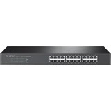 TP-Link TL-SF1024 Ikke administreret Fast Ethernet (10/100) 1U Sort, Switch Sort, Ikke administreret, Fast Ethernet (10/100), Fuld duplex, Stativ-montering, 1U