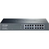 TP-Link TL-SG1016DE Administreret L2 Gigabit Ethernet (10/100/1000) 1U Sort, Switch Sort, Administreret, L2, Gigabit Ethernet (10/100/1000), Stativ-montering, 1U