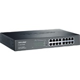TP-Link TL-SG1016DE Administreret L2 Gigabit Ethernet (10/100/1000) 1U Sort, Switch Sort, Administreret, L2, Gigabit Ethernet (10/100/1000), Stativ-montering, 1U