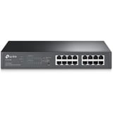 TP-Link TL-SG1016PE Administreret L2 Gigabit Ethernet (10/100/1000) Strøm over Ethernet (PoE) 1U Sort, Switch Sort, Administreret, L2, Gigabit Ethernet (10/100/1000), Strøm over Ethernet (PoE), Stativ-montering, 1U