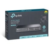 TP-Link TL-SG1016PE Administreret L2 Gigabit Ethernet (10/100/1000) Strøm over Ethernet (PoE) 1U Sort, Switch Sort, Administreret, L2, Gigabit Ethernet (10/100/1000), Strøm over Ethernet (PoE), Stativ-montering, 1U