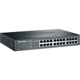 TP-Link TL-SG1024DE Administreret L2 Gigabit Ethernet (10/100/1000) 1U Sort, Switch Sort, Administreret, L2, Gigabit Ethernet (10/100/1000), Stativ-montering, 1U