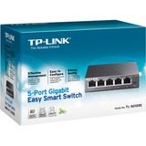 TP-Link TL-SG105E Administreret L2 Gigabit Ethernet (10/100/1000) Sort, Switch Administreret, L2, Gigabit Ethernet (10/100/1000)