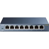 TP-Link TL-SG108 Ikke administreret Gigabit Ethernet (10/100/1000) Sort, Switch grå, Ikke administreret, Gigabit Ethernet (10/100/1000), Fuld duplex