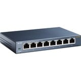 TP-Link TL-SG108 netværksswitch Ikke administreret L2 Gigabit Ethernet (10/100/1000) Sort grå, Ikke administreret, L2, Gigabit Ethernet (10/100/1000), Fuld duplex, Kan monteres på væggen