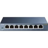 TP-Link TL-SG108 netværksswitch Ikke administreret L2 Gigabit Ethernet (10/100/1000) Sort grå, Ikke administreret, L2, Gigabit Ethernet (10/100/1000), Fuld duplex, Kan monteres på væggen