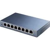 TP-Link TL-SG108 netværksswitch Ikke administreret L2 Gigabit Ethernet (10/100/1000) Sort grå, Ikke administreret, L2, Gigabit Ethernet (10/100/1000), Fuld duplex, Kan monteres på væggen