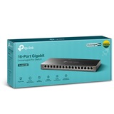 TP-Link TL-SG116E Ikke administreret L2 Gigabit Ethernet (10/100/1000) Sort, Switch Sort, Ikke administreret, L2, Gigabit Ethernet (10/100/1000), Fuld duplex