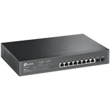 TP-Link TL-SG2210MP netværksswitch Administreret L2/L2+ Gigabit Ethernet (10/100/1000) Strøm over Ethernet (PoE) 1U Sort Administreret, L2/L2+, Gigabit Ethernet (10/100/1000), Strøm over Ethernet (PoE), Stativ-montering, 1U