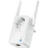 TP-Link TL-WA860RE Power Line netværksadapter 300 Mbit/s Ethernet LAN Wi-Fi Hvid 1 stk, Repeater Hvid, 300 Mbit/s, IEEE 802.11b, IEEE 802.11g, IEEE 802.11n, IEEE 802.3, IEEE 802.3u, Hurtigt ethernet, 10,100 Mbit/s, Wi-Fi 4 (802.11n), 802.11b, 802.11g, Wi-Fi 4 (802.11n)