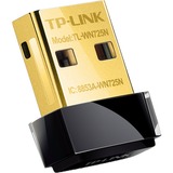 TP-Link TL-WN725N WLAN 150 Mbit/s, Wi-Fi-adapter Sort, Trådløs, USB, WLAN, Wi-Fi 4 (802.11n), 150 Mbit/s, Sort, Detail