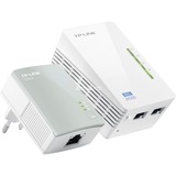 TP-Link TL-WPA4220 KIT 300 Mbit/s Ethernet LAN Wi-Fi Hvid 2 stk, PowerLAN Hvid, 300 Mbit/s, IEEE 802.11b, IEEE 802.11g, IEEE 802.11n, IEEE 802.3, IEEE 802.3u, Hurtigt ethernet, 10,100 Mbit/s, Wi-Fi 4 (802.11n), 802.11b, 802.11g, Wi-Fi 4 (802.11n), Detail