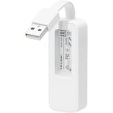 TP-Link UE200 netværkskort Ethernet 100 Mbit/s Hvid, Ledningsført, USB, Ethernet, 100 Mbit/s, Blå, Hvid