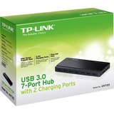 TP-Link UH720 USB 3.2 Gen 1 (3.1 Gen 1) Micro-B 5000 Mbit/s Sort, USB hub Sort, USB 3.2 Gen 1 (3.1 Gen 1) Micro-B, USB 3.2 Gen 1 (3.1 Gen 1) Type-A, 5000 Mbit/s, Sort, 1 m, USB