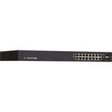 Ubiquiti EdgeSwitch 16 150W Administreret L2/L3 Gigabit Ethernet (10/100/1000) Strøm over Ethernet (PoE) 1U Sort Administreret, L2/L3, Gigabit Ethernet (10/100/1000), Strøm over Ethernet (PoE), Stativ-montering, 1U