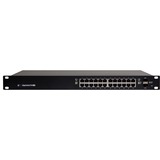 Ubiquiti EdgeSwitch 24 250W Administreret L2/L3 Gigabit Ethernet (10/100/1000) Strøm over Ethernet (PoE) 1U Sort Administreret, L2/L3, Gigabit Ethernet (10/100/1000), Strøm over Ethernet (PoE), Stativ-montering, 1U