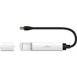 Ubiquiti INS-8023AF-O PoE adapter Hurtigt ethernet 18 V, PoE injektor Hurtigt ethernet, 10,100 Mbit/s, 10/100, Sort, Hvid, 18 V, 0.7 A