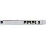 Ubiquiti UniFi 16-Port PoE Administreret L2/L3 Gigabit Ethernet (10/100/1000) Strøm over Ethernet (PoE) 1U Sølv, Switch grå, Administreret, L2/L3, Gigabit Ethernet (10/100/1000), Strøm over Ethernet (PoE), Stativ-montering, 1U
